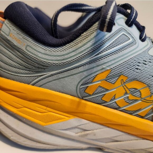 Hoka One One Bondi 7 in "Blue Haze" 1110519 BHBI Sneakers Womens Sz.7.5 Ret.$270 - Picture 8 of 10